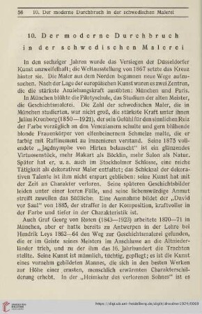 Der moderne Durchbruch in der schwedischen Malerei