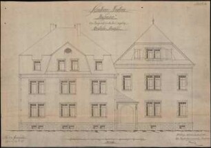 Schulhausneubau Hofweier; Ostansicht