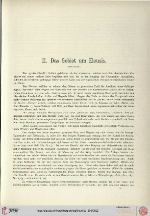 Das Gebiet um Eleusis