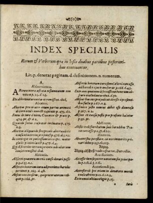 Index Specialis