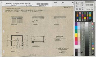 Arnsberg, Regierung, Dienstvilla, Garage, Westansicht, Südansicht, Nordansicht, Grundriss, Schnitt A-B, Baubestandszeichnung