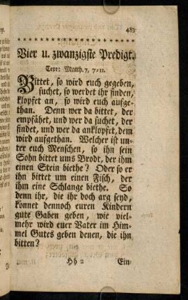483-500, Vier und zwanzigste Predigt