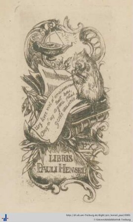 [Provenienz]: Hensel, Paul