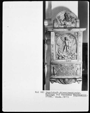 Epitaph für Matthäus Weyenmaier