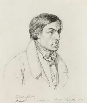 Bildnis des Malers Johann Caspar Schinz aus Zürich