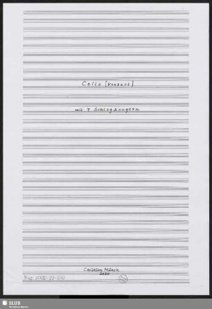 Cello [Konzert] - Mus.15480-ZZ-570 : vlc, stck (7)