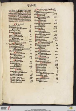 Tabula sermonum