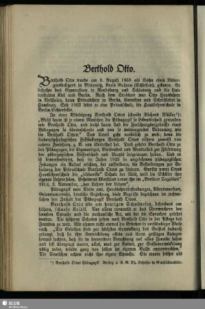 Berthold Otto
