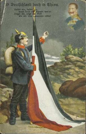 O Deutschland, hoch in Ehren. - Haltet aus, haltet aus