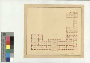 Kronprinzenpalais Stuttgart, Grundriss - 1. Obergeschoss (2. Stock/Belle Etage]