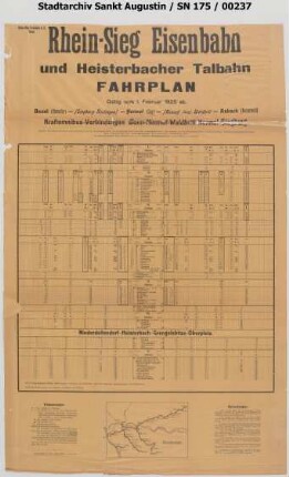 Aushangfahrplan RSE und HTB