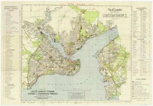 Plan von Konstantinopel, 1:17 500, Mehrfarbendruck, 1922 : Plan d'Ensemble de la Ville de Constantinople / Société Anonyme Ottomane d'Études et d'Entreprises Urbaines. - 1:17 500. - Constantinoble : Prefecture de la Ville ; Stamboul : Guédik-Pacha , 1922. - 1 Kt. : mehrfarb. ; 66 x 57 cm, gefaltet 12 x 23 cm (Plan rouge)