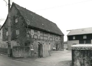 Malschendorf-Krieschendorf, Krieschendorfer Straße 3. Dreiseithof (um 1850). Wohnstallhaus