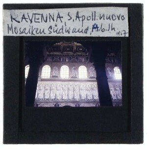 Ravenna, S. Apollinare Nuovo : Mosaiken, S-Wand
