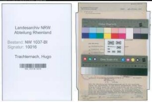Entnazifizierung Hugo Trachternach , geb. 04.02.1889 (Justizinspektor)