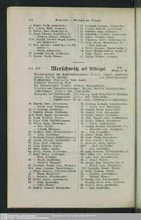 Merschwitz mit Rittergut