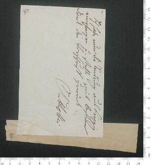 Brief von Karl von Holtei an Adelbert von Chamisso