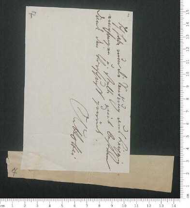Brief von Karl von Holtei an Adelbert von Chamisso