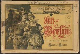 Alt-Berlin : anno Domini MDCL