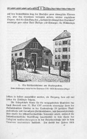 1. Die Artilleriekaserne am Kupfergraben