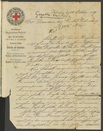 Gazette du Roi/Korrespondenz