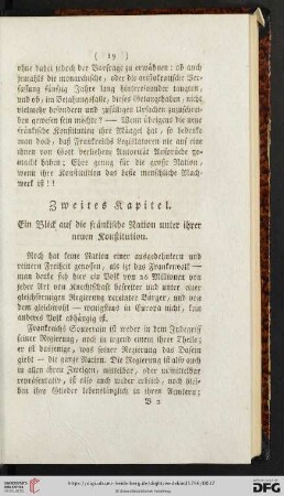 Zweites Kapitel