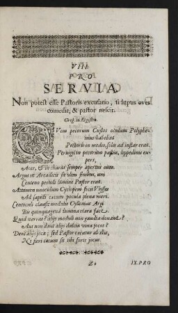 VIII. Pro Servia.