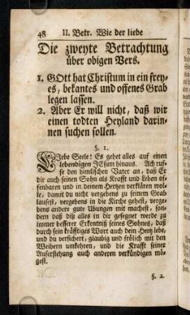 48-61, Zweyte Betrachtung