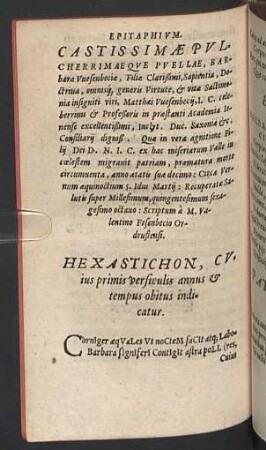Epitaphium.