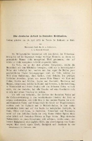 Mitteilungen des Vereins für Erdkunde zu Halle a.d.S : zugl. Organ des Thüringisch-Sächsischen Gesamtvereins für Erdkunde, 1880