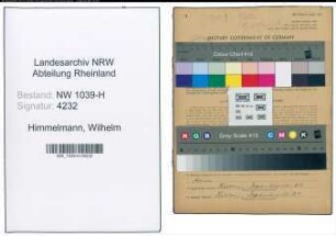 Entnazifizierung Wilhelm Himmelmann , geb. 28.06.1893 (Lehrer)