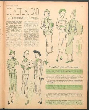 De actualidad impresiones de moda [Dibujos]