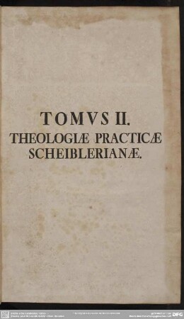 Tomus II