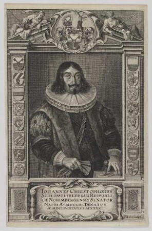 Bildnis des Iohannes Christophorus Schlüsselfelderus