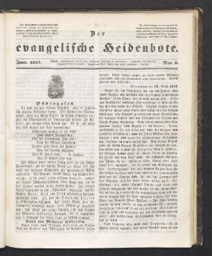 Nro. 6. Juny. 1847
