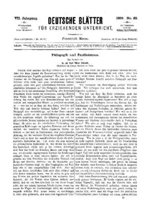 Pädagogik und Pantheismus