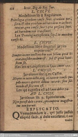 L.CXCVII. Modestinus libro singulari de ritu nuptiarum