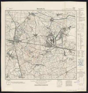 Messtischblatt [4550] = 2618 : Hohenbocka, 1934 : Messtischblatt [4550] = 2618 : Hohenbocka. - Hrsg. 1888, bericht. 1934. - [Berlin] : Reichsamt für Landesaufnahme, 1934. - 1 Kt. : zweifarbig. - Mit Zeichenerklärung