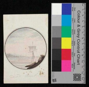 Gouache, maritimes Motiv von David Rosehill