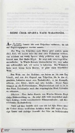 Reise über Sparta nach Maratonisi