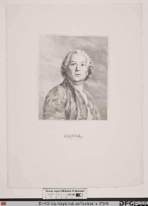Bildnis Christoph Willibald Gluck (1756 Ritter von)