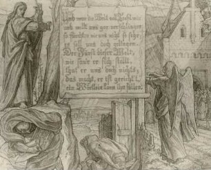 aus dem "Lutherlied", Blatt 2: Und wenn die Welt voll Teufel wär