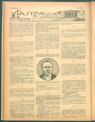 Pasteur : En anécdotas