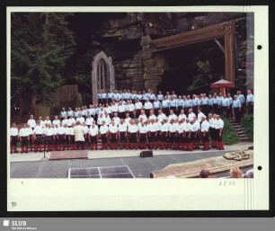Chorkonzert mit dem Sportlerchor „Bergfreunde Schmalkalden“ auf der Felsenbühne Rathen : Dirigent: Matthias Bretschneider
