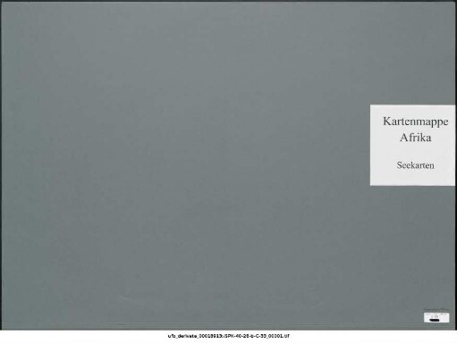 Ostafrika zwischen Äquator und Sambesi, Deutsch-Ostafrika : Seekarten : Kartensammlung