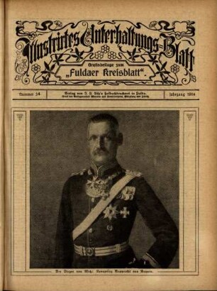Ausgabe vom Sonntag, den 23. August 1914.