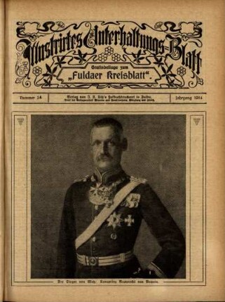 Ausgabe vom Sonntag, den 23. August 1914.