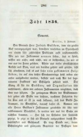 Jahr 1836