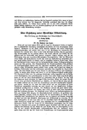 Über Erziehung unter öffentlicher Mitwirkung : ein Beitrag zu Geschichte der Staatsschule ; (Fortsetzung)