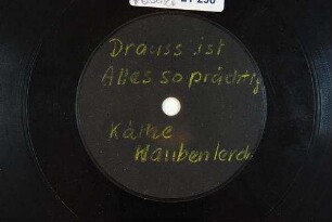 [Duett "Drauss' ist alles prächtig"]